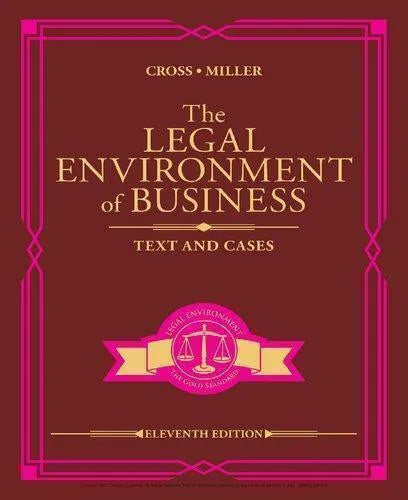 The Legal Environment Of Business Text And Cases Mindtap Course List